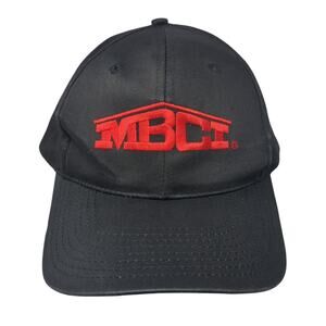 MBCI Snapback Hat Black One Size Adjustable Embroidered 6 Panel Katl